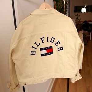 Tommy Hilfiger 90’s Girlfriend Denim Jacket - Pale Yellow